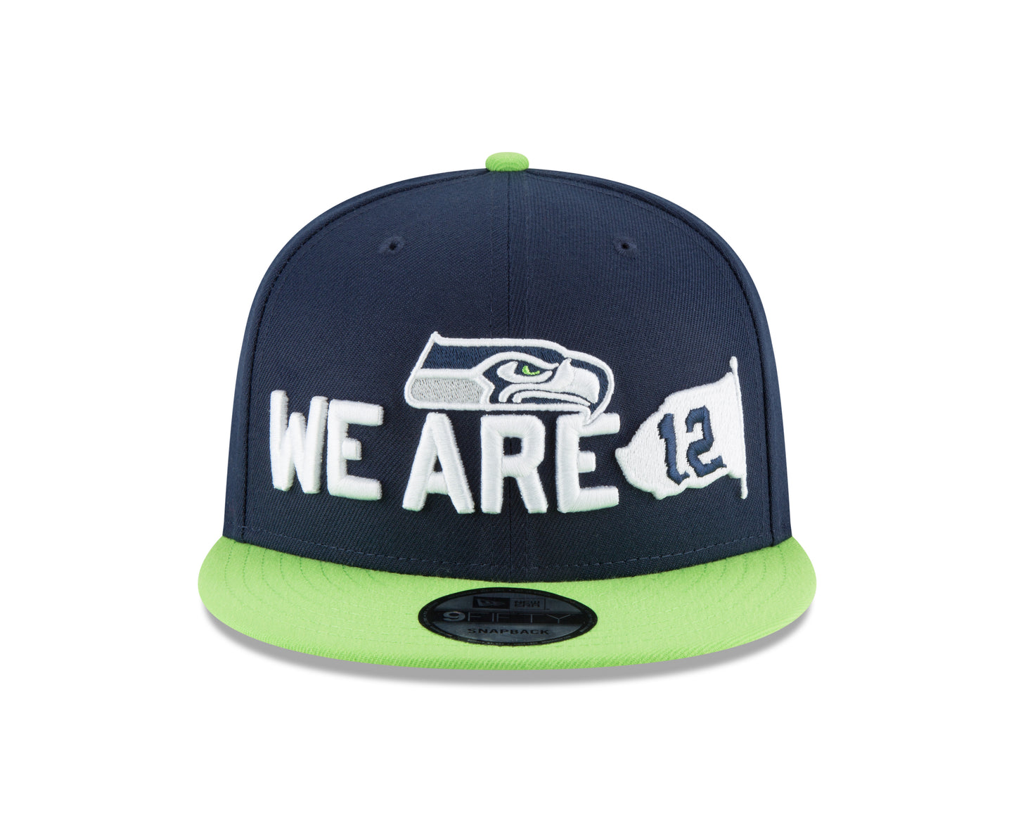 Seattle Seahawks New Era Spotlight Draft 9FIFTY Adjustable Hat - Navy
