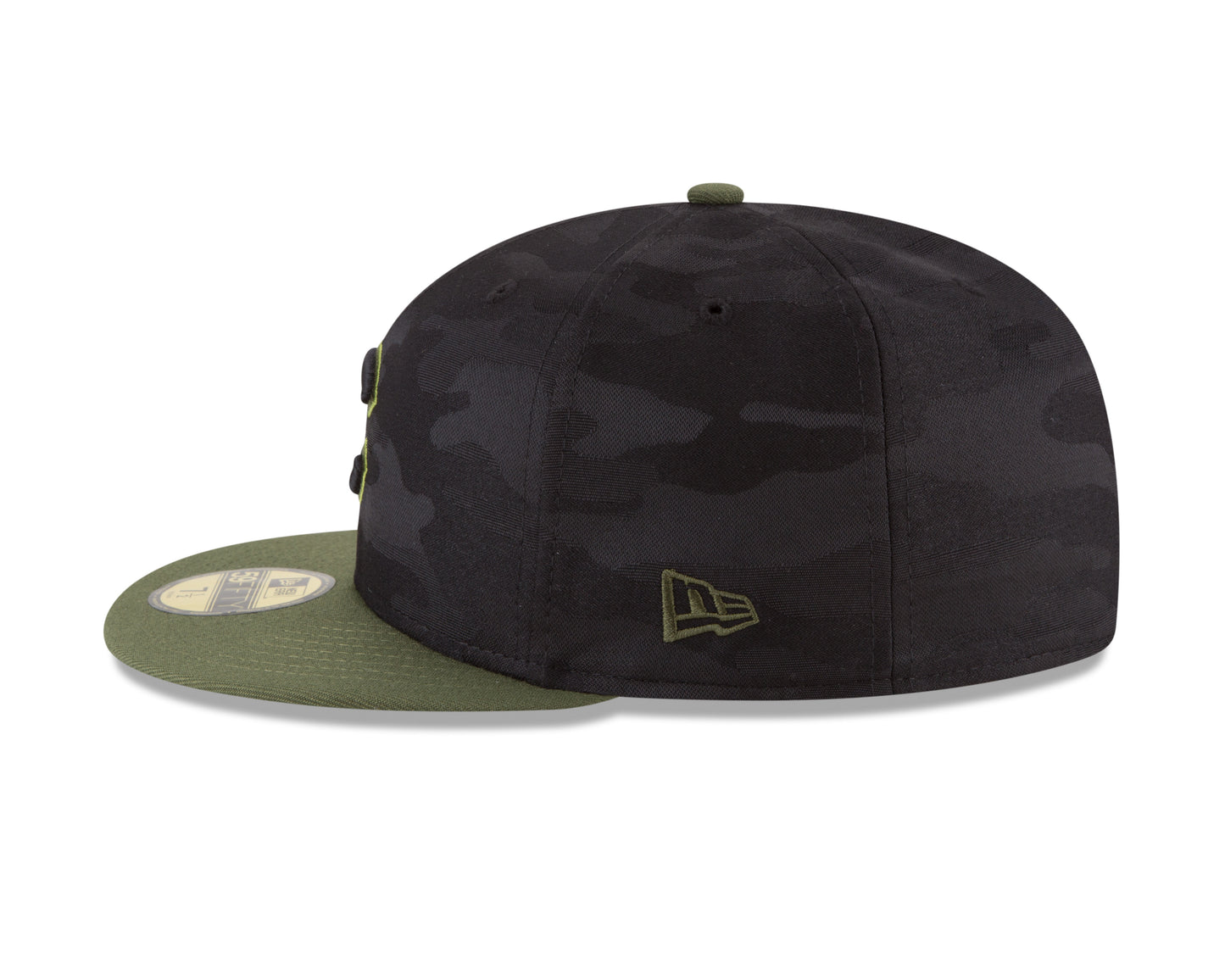 Chicago Cubs New Era Camo Armed Forces Day On-Field 59FIFTY Fitted Hat - Black