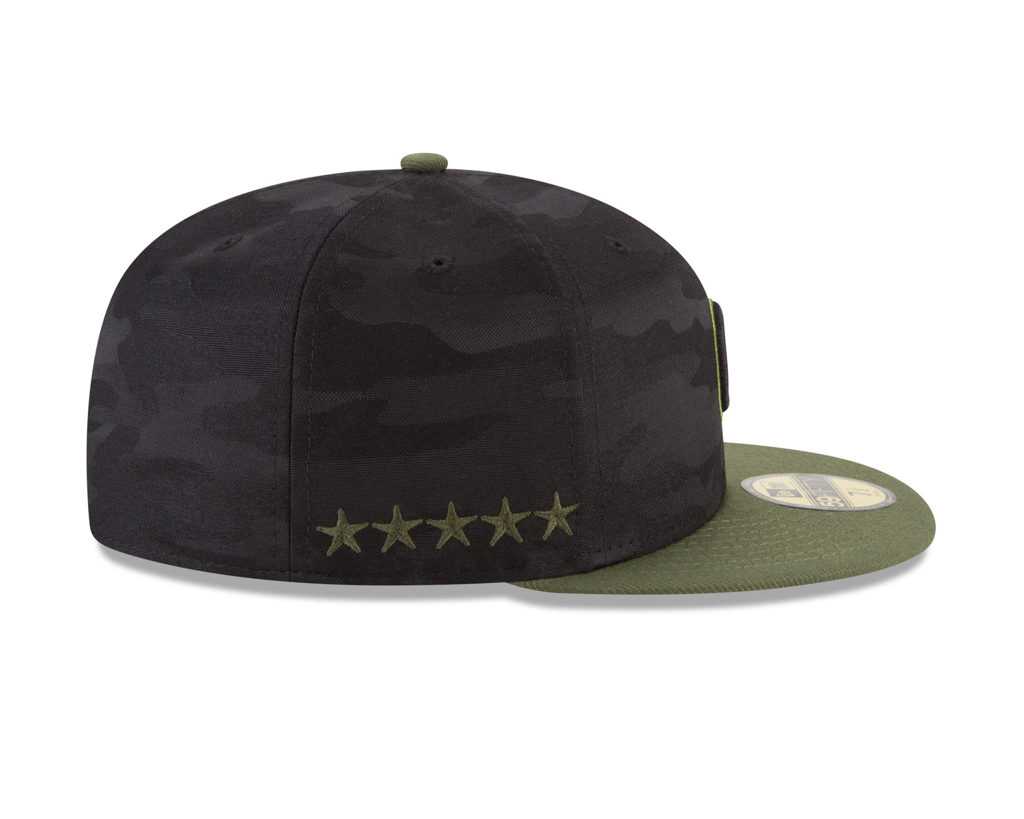 Chicago Cubs New Era Camo Armed Forces Day On-Field 59FIFTY Fitted Hat - Black
