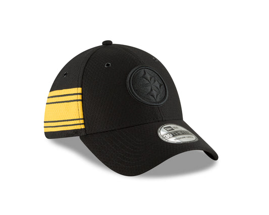 Pittsburgh Steelers New Era Color Rush 39THIRTY Flex Hat - Black