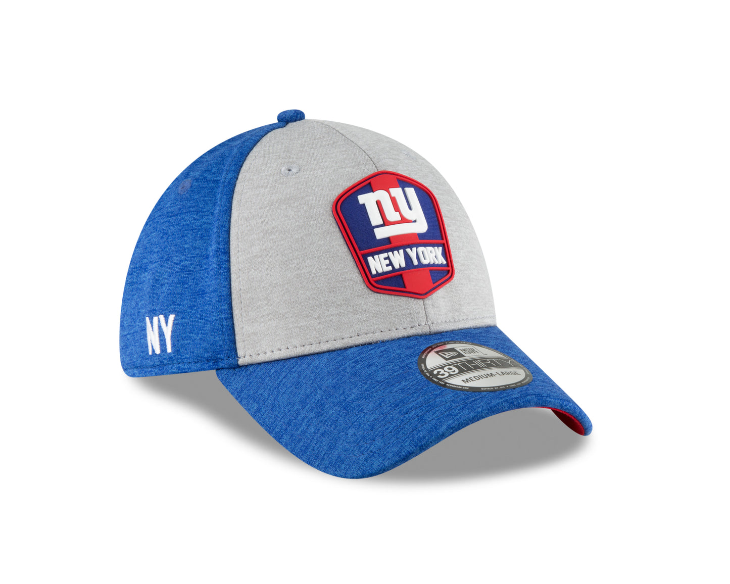 New York Giants New Era Sideline Road 39THIRTY Flex Hat - Gray