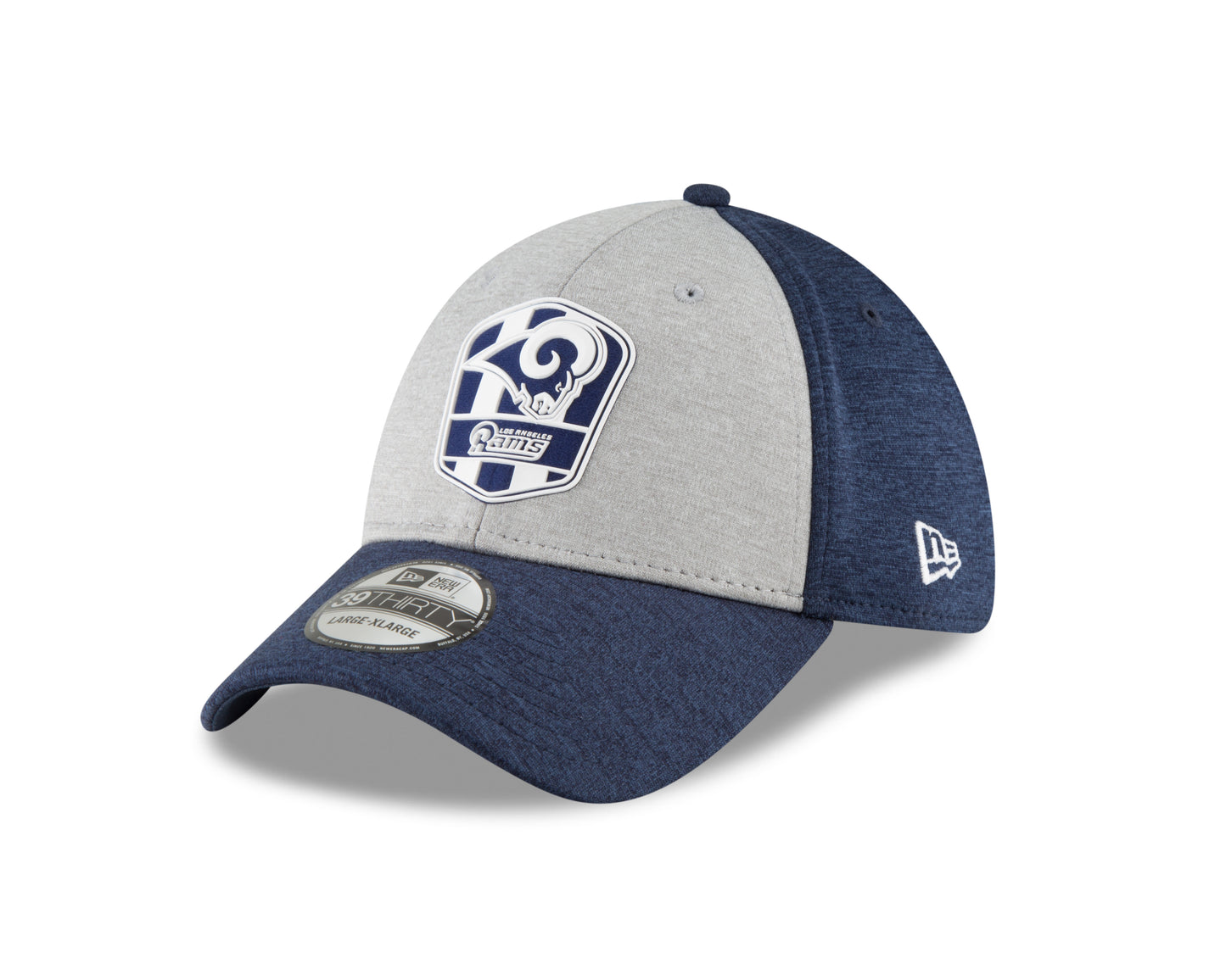 Los Angeles Rams New Era Blue NFL Sideline Official Road 39THIRTY Flex Hat