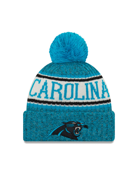 Carolina Panthers New Era Sport Knit Sideline Knit Hat - Blue
