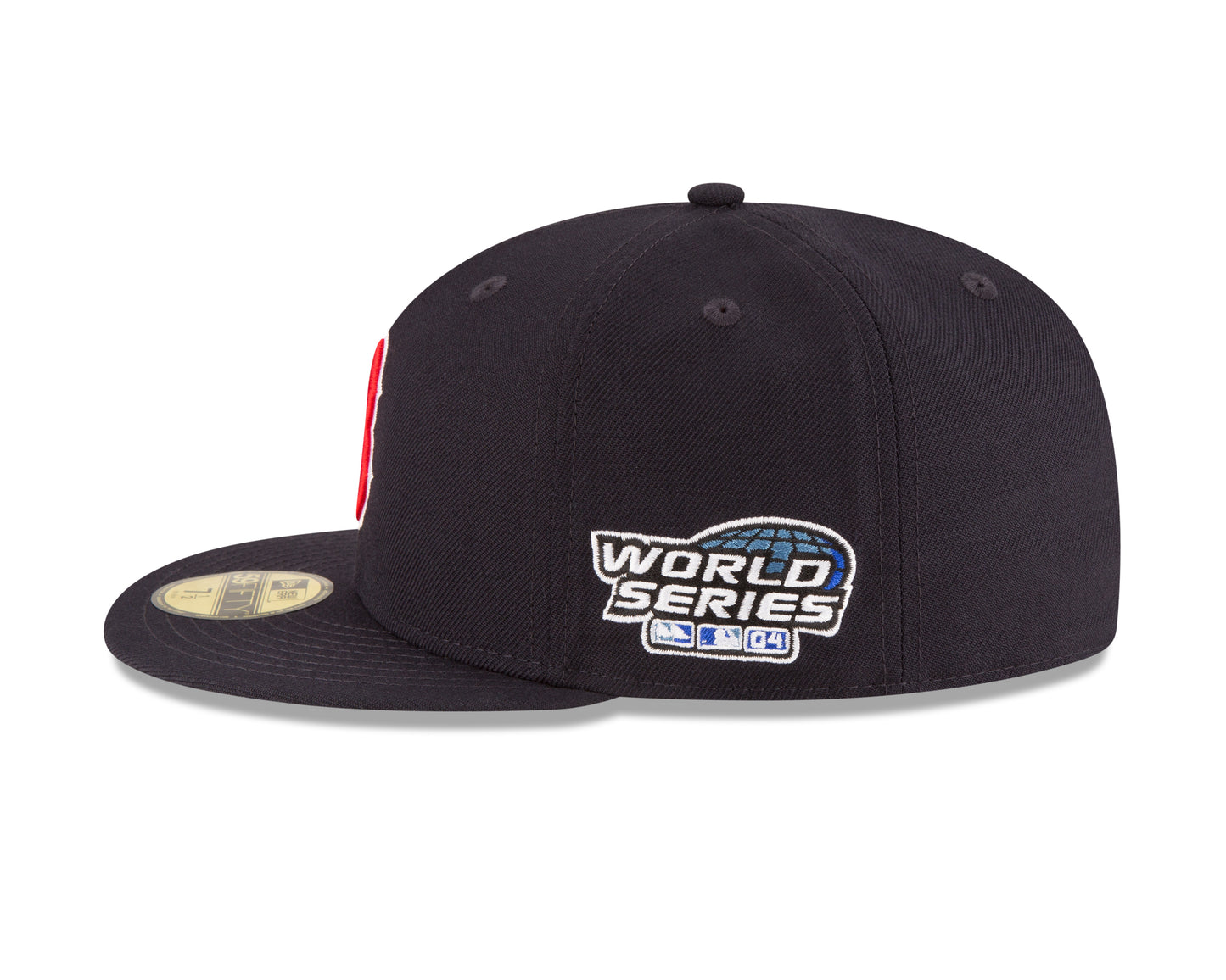 Boston Red Sox New Era Cooperstown 2004 World Series 59FIFTY Fitted Hat - Navy