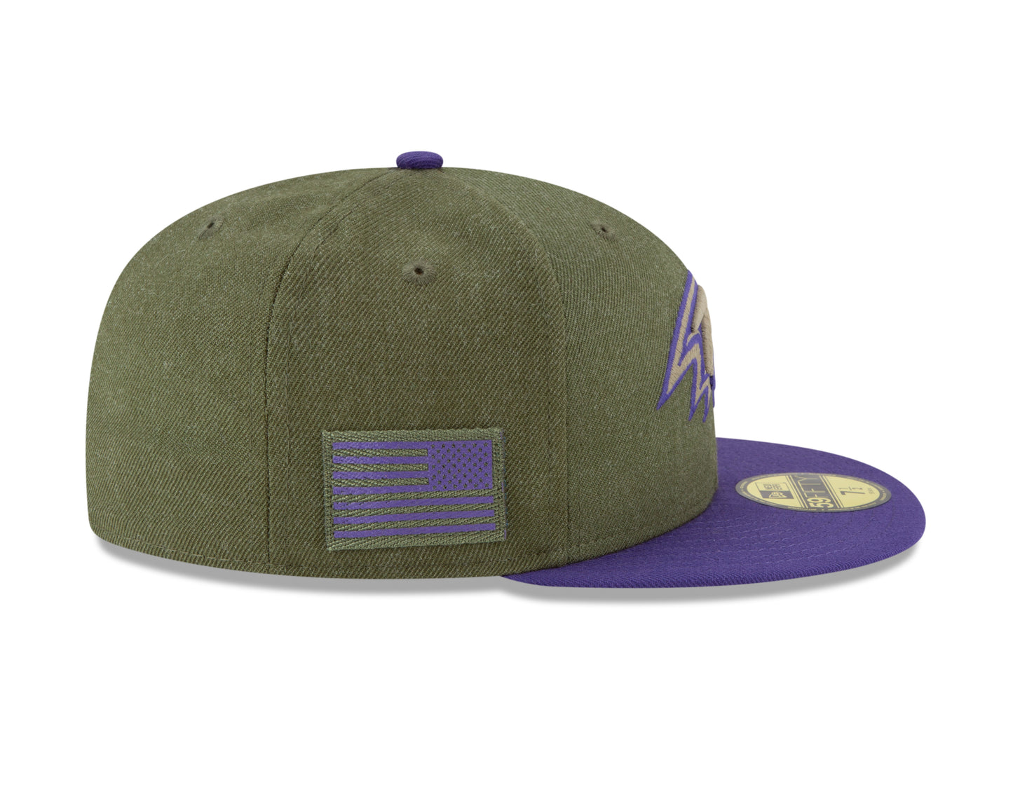 Baltimore Ravens New Era Salute to Service 59FIFTY Fitted Hat - Green