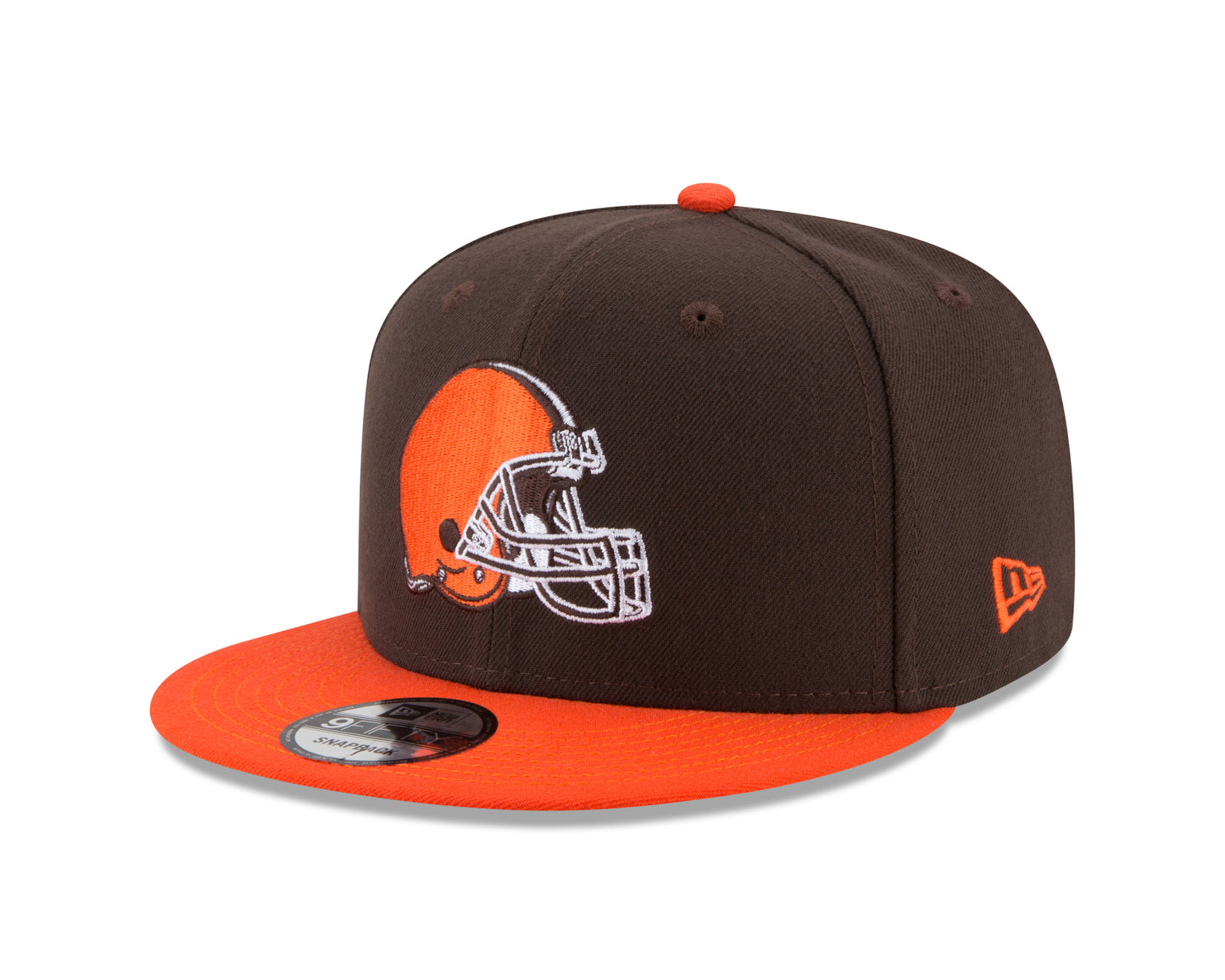 Cleveland Browns Team Basic 2 Tone 9FIFTY Snapback Hat - Brown