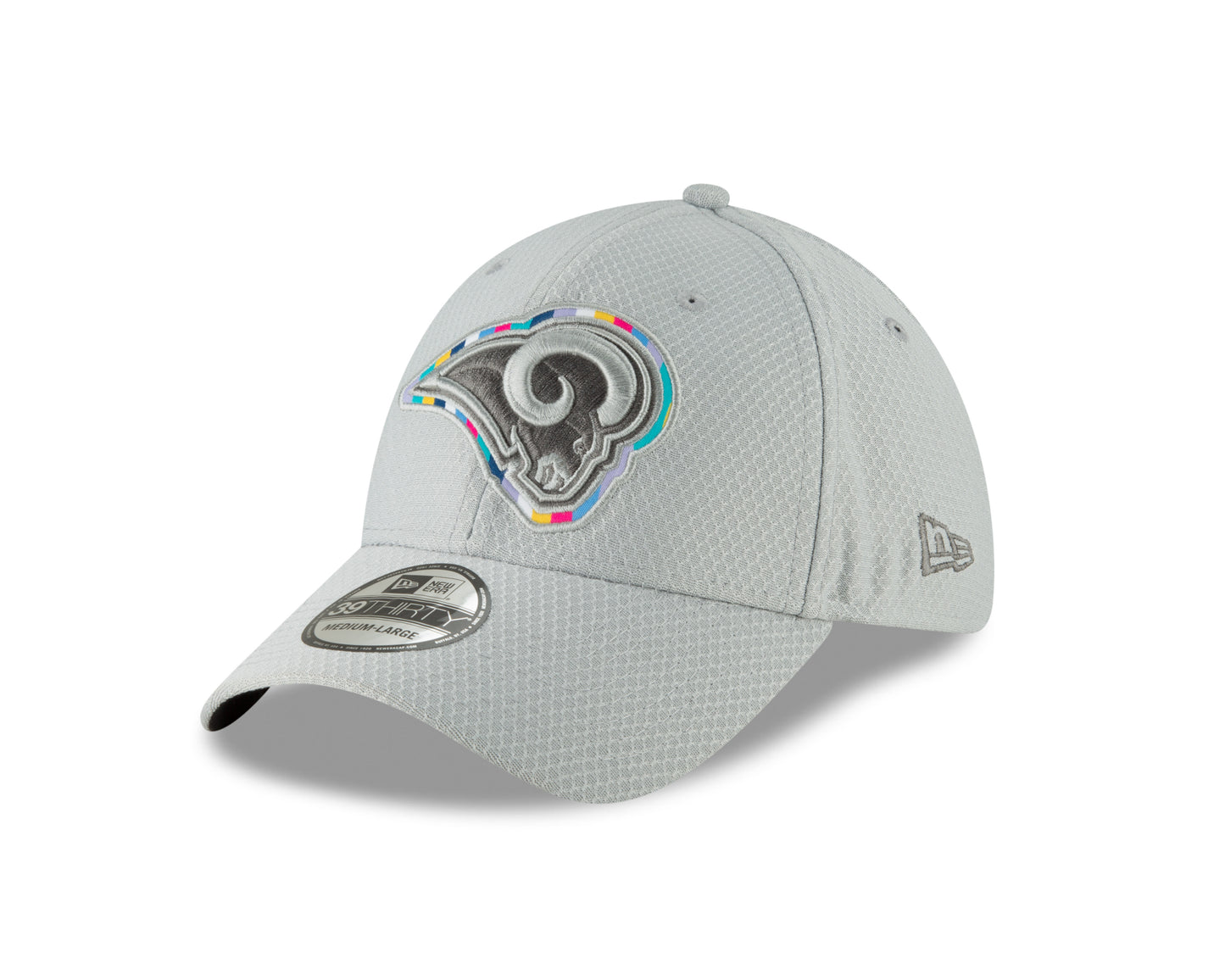 Los Angeles Rams New Era Crucial Catch 39THIRTY Flex Hat - Gray