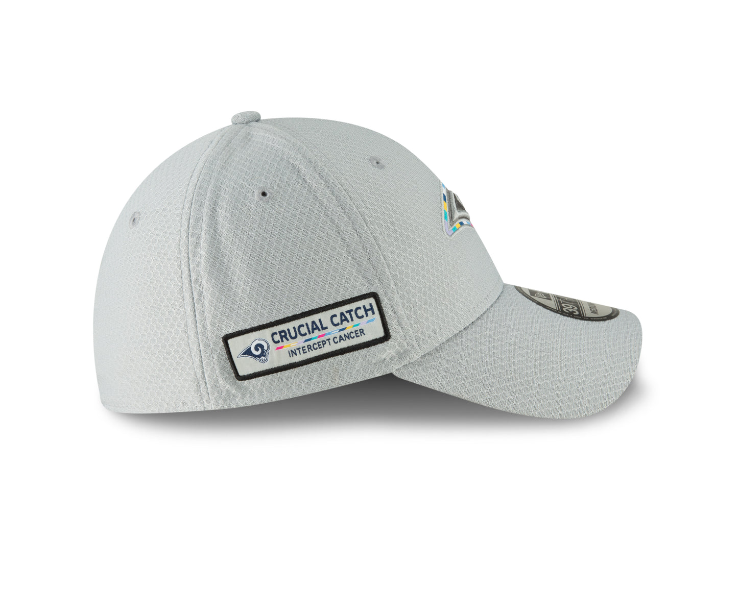 Los Angeles Rams New Era Crucial Catch 39THIRTY Flex Hat - Gray
