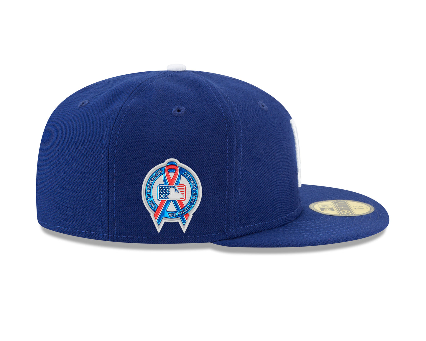 Los Angeles Dodgers New Era Blue 9/11 Memorial Side Patch 59FIFTY Fitted Hat