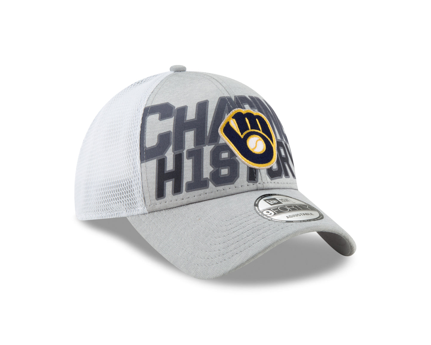 Milwaukee Brewers New Era Division Series Winner Locker Room 9FORTY Adjustable Hat