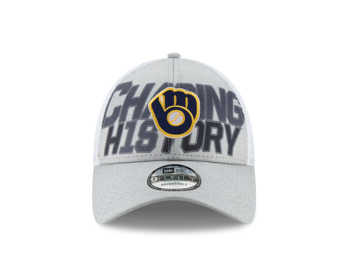 Milwaukee Brewers New Era Division Series Winner Locker Room 9FORTY Adjustable Hat