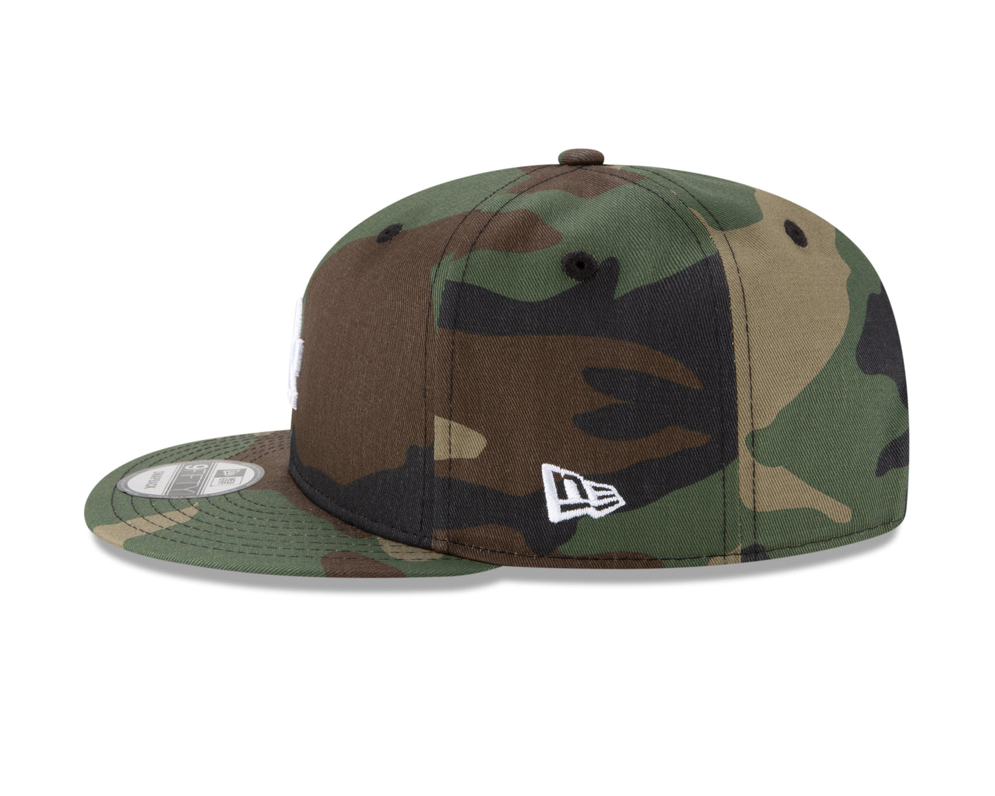 Los Angeles Dodgers New Era Woodlan Camo 9Fifty Snapback Hat