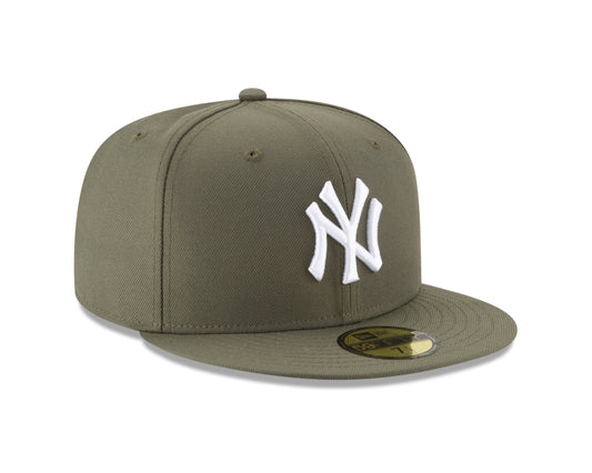 New York Yankees New Era MLB Basic New Olive 59Fifty Fitted Hat