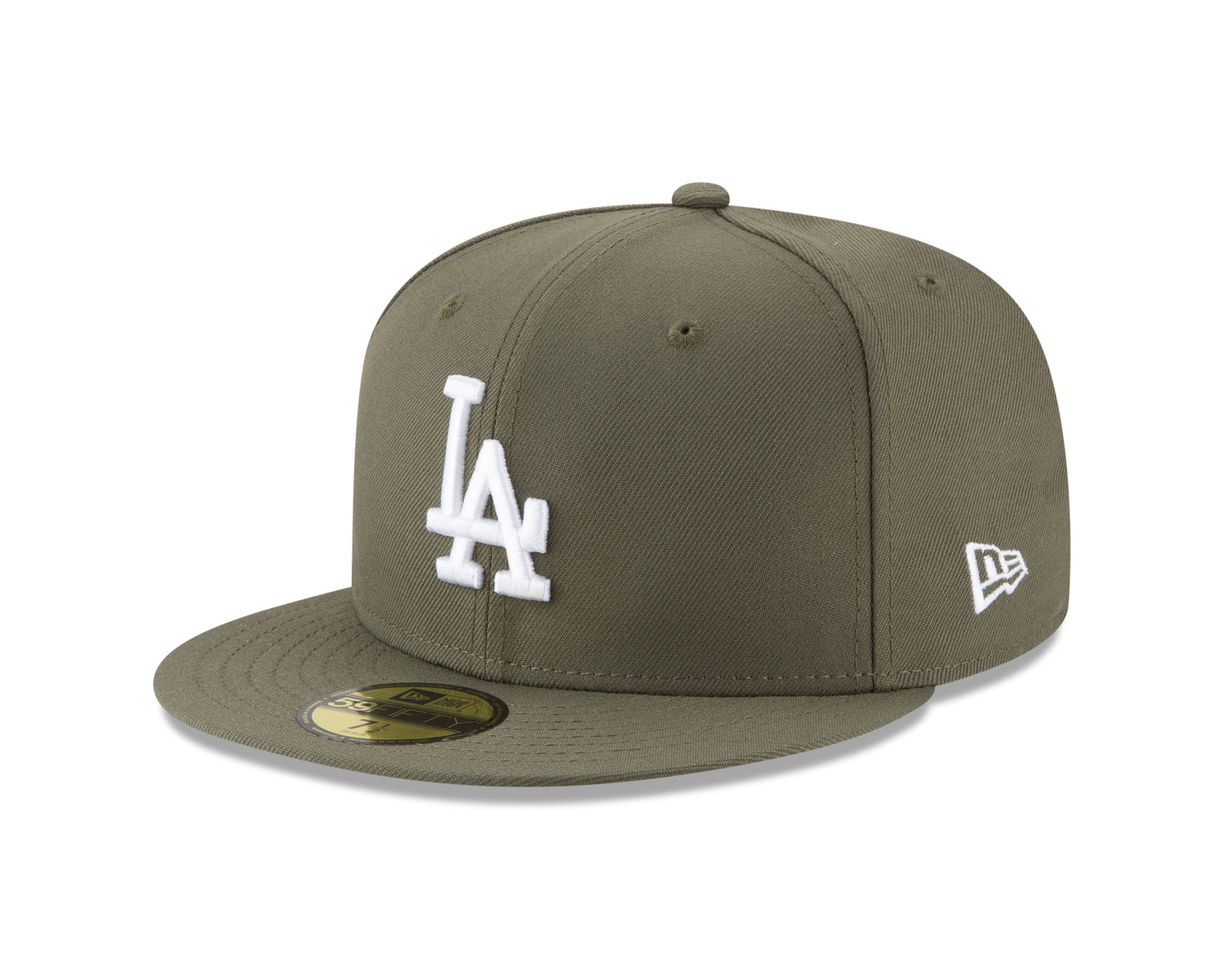 Los Angeles Dodgers New Era MLB Basic New Olive 59fifty Fitted Hat