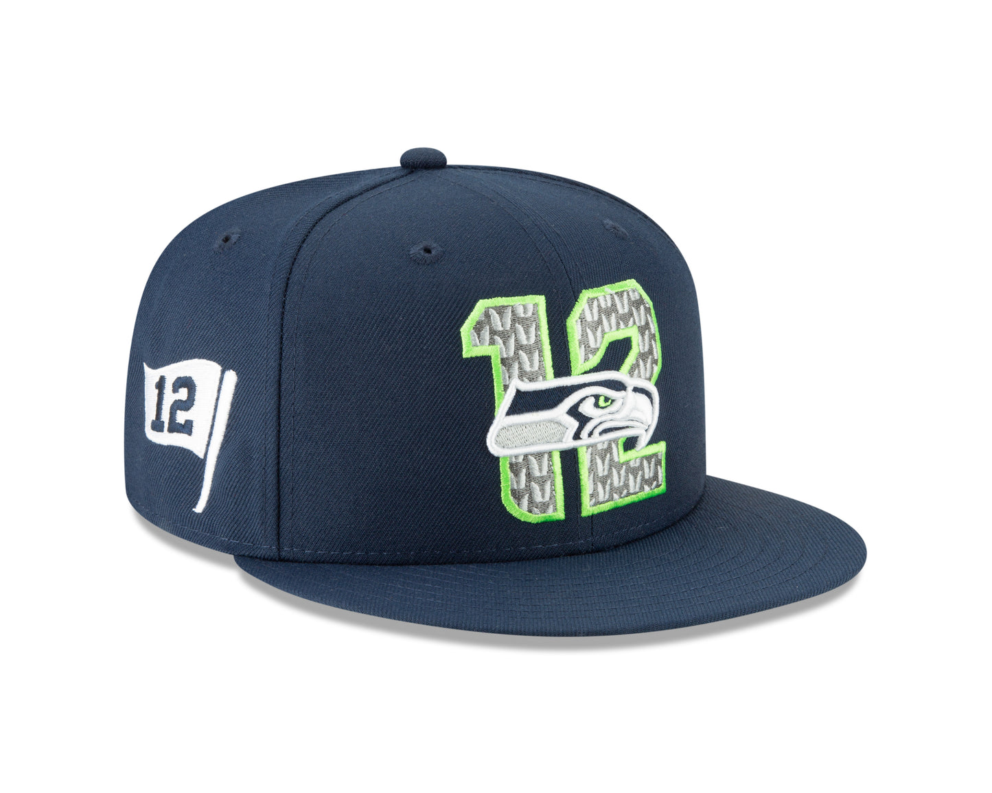 Seattle Seahawks New Era NFL Draft On-Stage Official 9FIFTY Snapback Hat