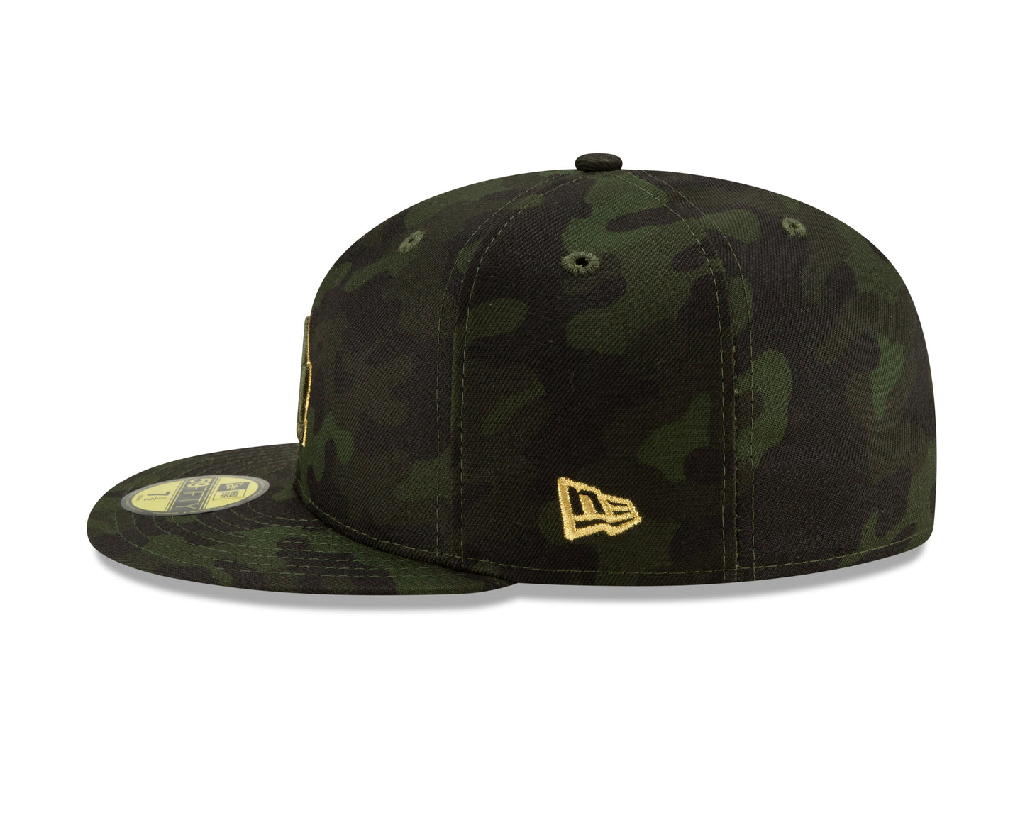Los Angeles Dodgers New Era Camo Armed Forces On-Field 59FIFTY Fitted Hat-  Dark Green