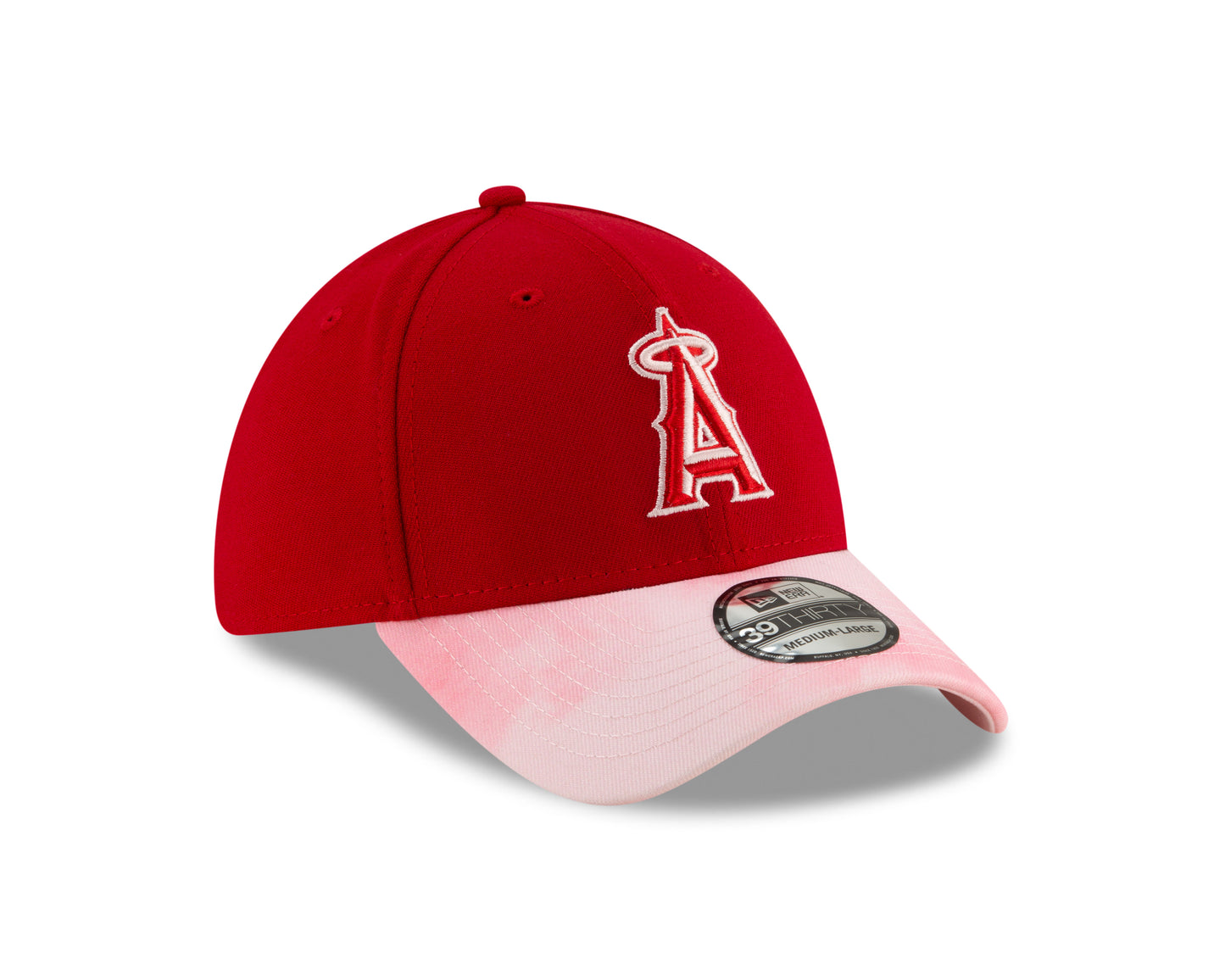 Los Angeles Angels New Era Mother's Day 39THIRTY Flex Hat - Red/Pink