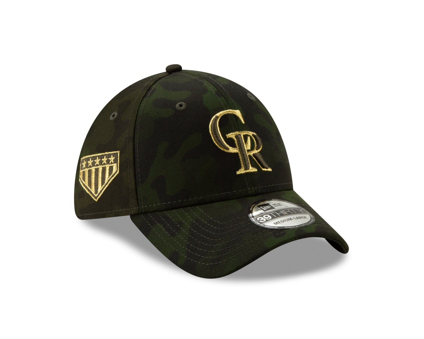 Colorado Rockies New Era MLB Armed Forces Day 39THIRTY Flex Hat