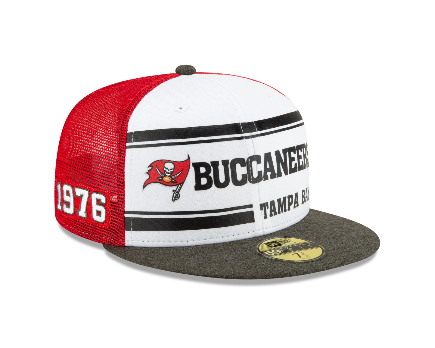 Tampa Bay Buccaneers New Era Home Sideline 1976 Mesh Back 59FIFTY Fitted Hat