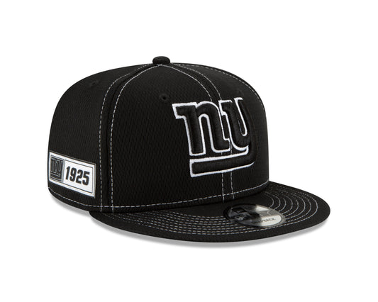 New York Giants New Era Sideline Road 9FIFTY Adjustable Hat - Black