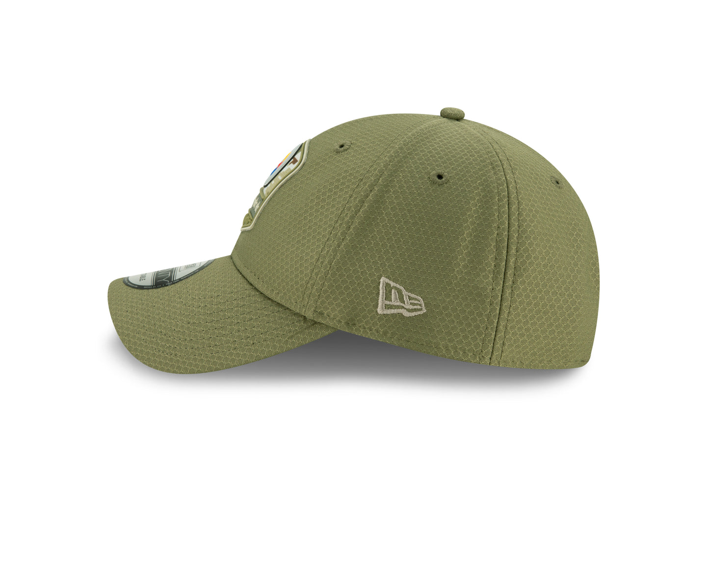 Pittsburgh Steelers New Era Salute to Sevcies 9TWENTY Adjustable Hat - Olive