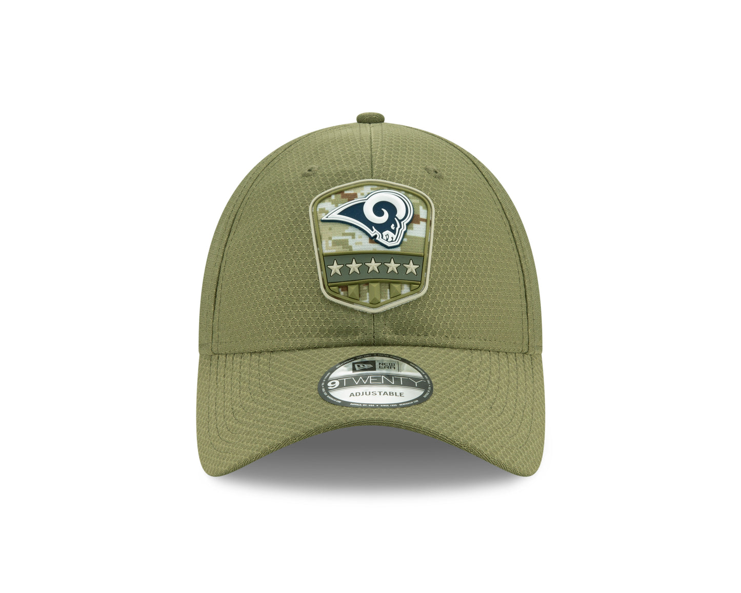 Los Angeles Rams New Era Salute to Service 9Twenty Adjustable Hat Olive