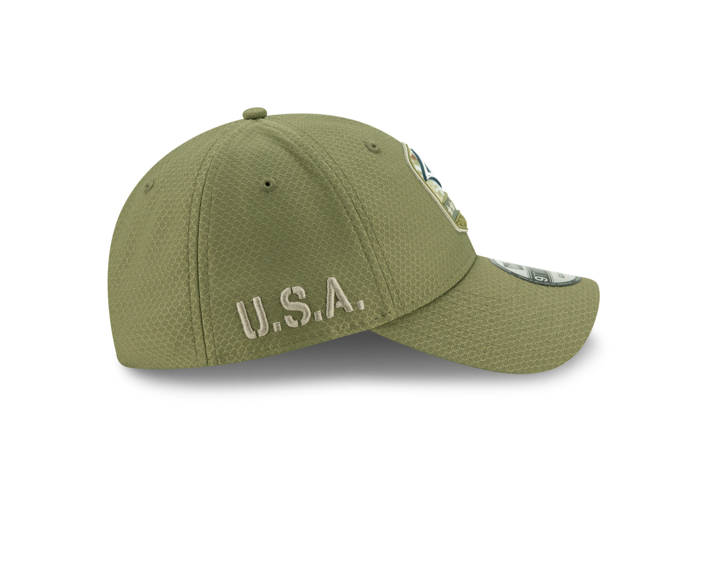 Los Angeles Rams New Era Salute to Service 9Twenty Adjustable Hat Olive