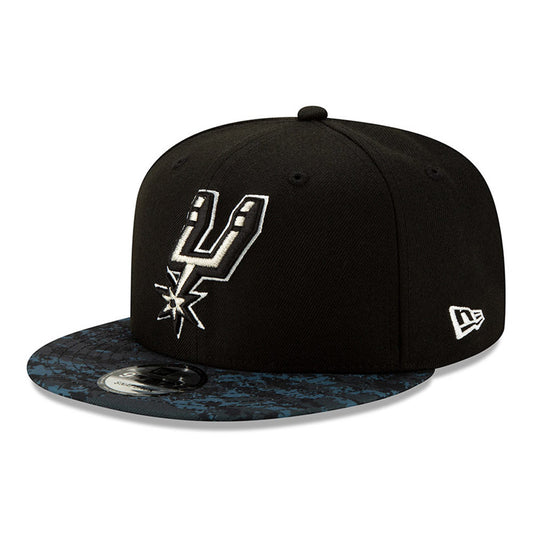San Antonio Spurs New Era 2 Tone Black & Camo 9FIFTY Snapback Adjustable Hat