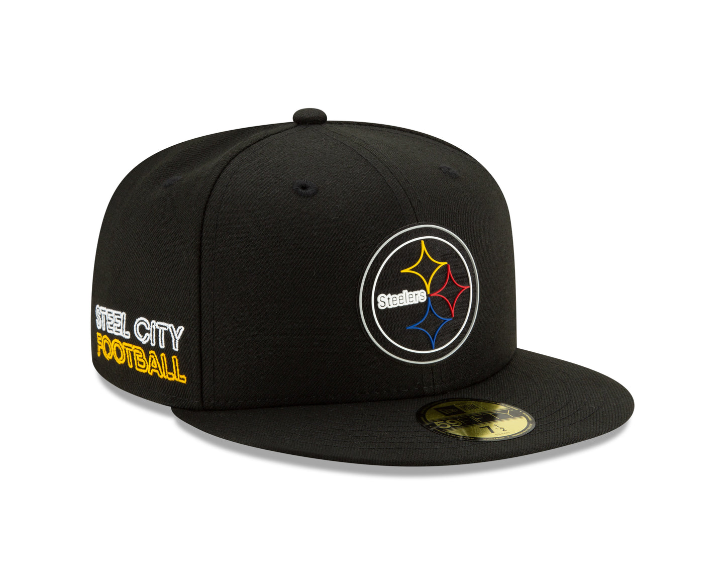 Pittsburgh Steelers New Era Draft 59FIFTY Fitted Hat - Black