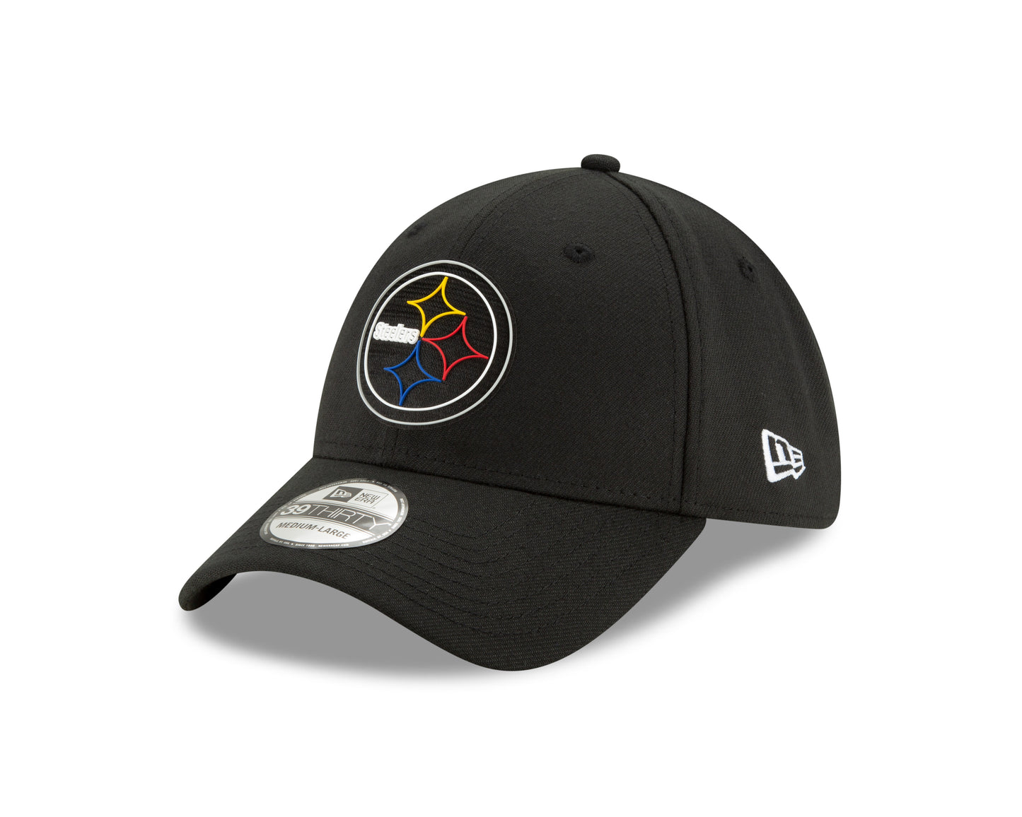 Pittsburgh Steelers New Era Draft 39THIRTY Flex Hat - Black
