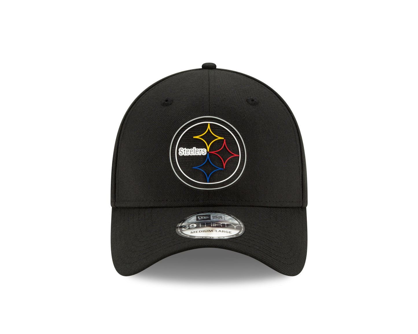 Pittsburgh Steelers New Era Draft 39THIRTY Flex Hat - Black