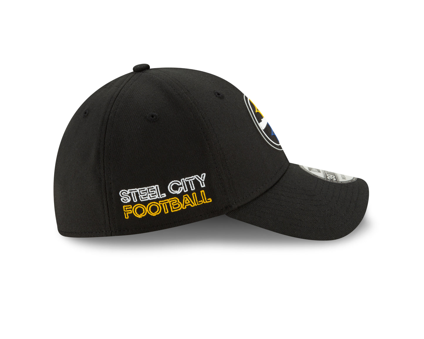Pittsburgh Steelers New Era Draft 39THIRTY Flex Hat - Black