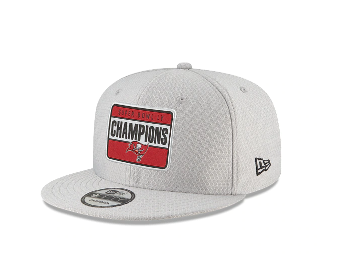 Tampa Bay Buccaneers Parade Champions 9FIFTY Adjustable Hat - Gray
