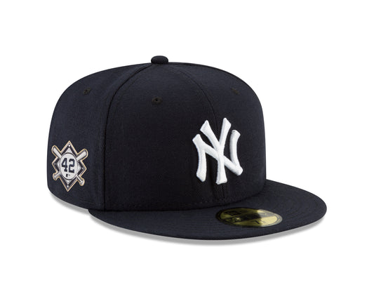 New York Yankees New Era Navy Jackie Robinson Day Side Patch 59FIFTY Fitted Hat