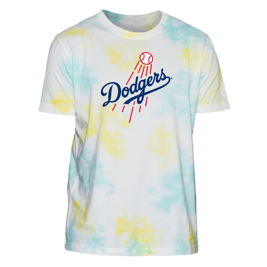 Los Angeles Dodgers New Era Color Pack Tie-Dye Pastel T-Shirt
