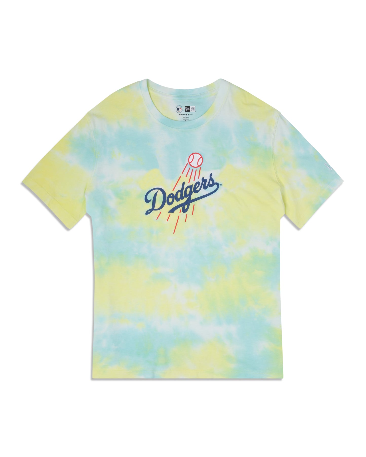 Los Angeles Dodgers New Era Color Pack Tie-Dye Pastel T-Shirt