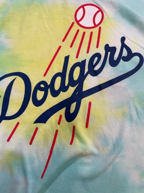 Los Angeles Dodgers New Era Color Pack Tie-Dye Pastel T-Shirt