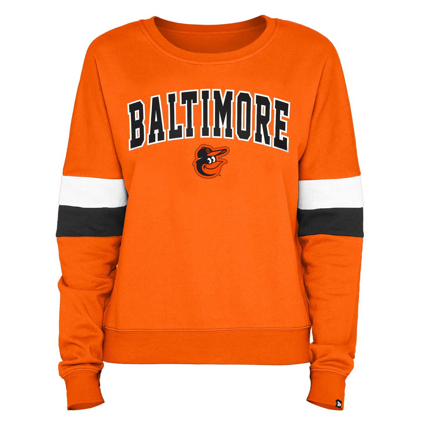 Baltimore Orioles New Era Athletic Crew Neck Women's Sweatshirt