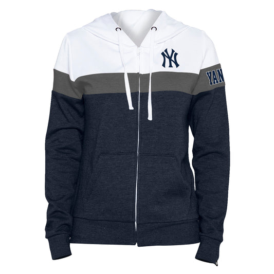 New York Yankees New Era Color Block Women's Hoodie