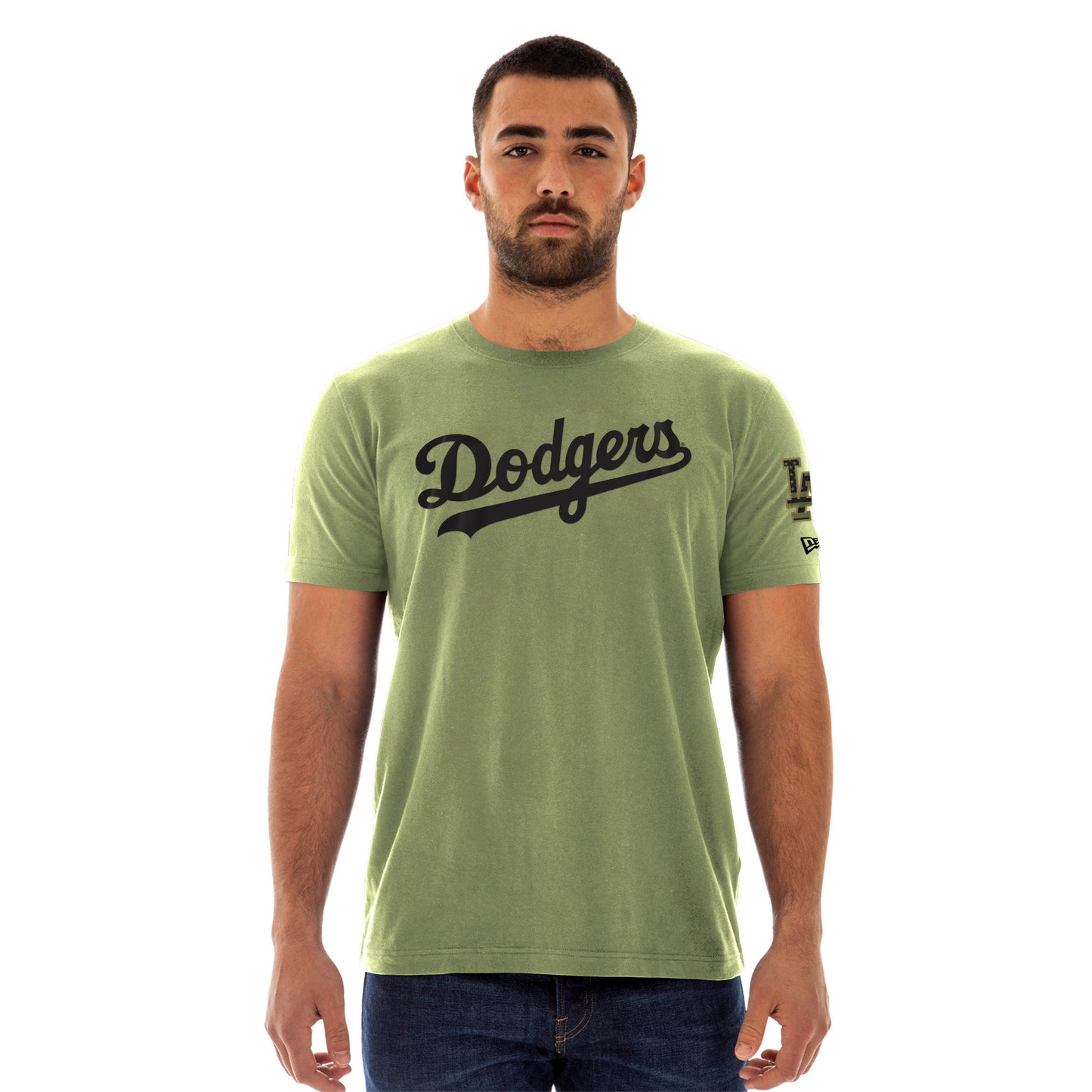 Los Angeles Dodgers Game Day Olive Mens T-Shirt