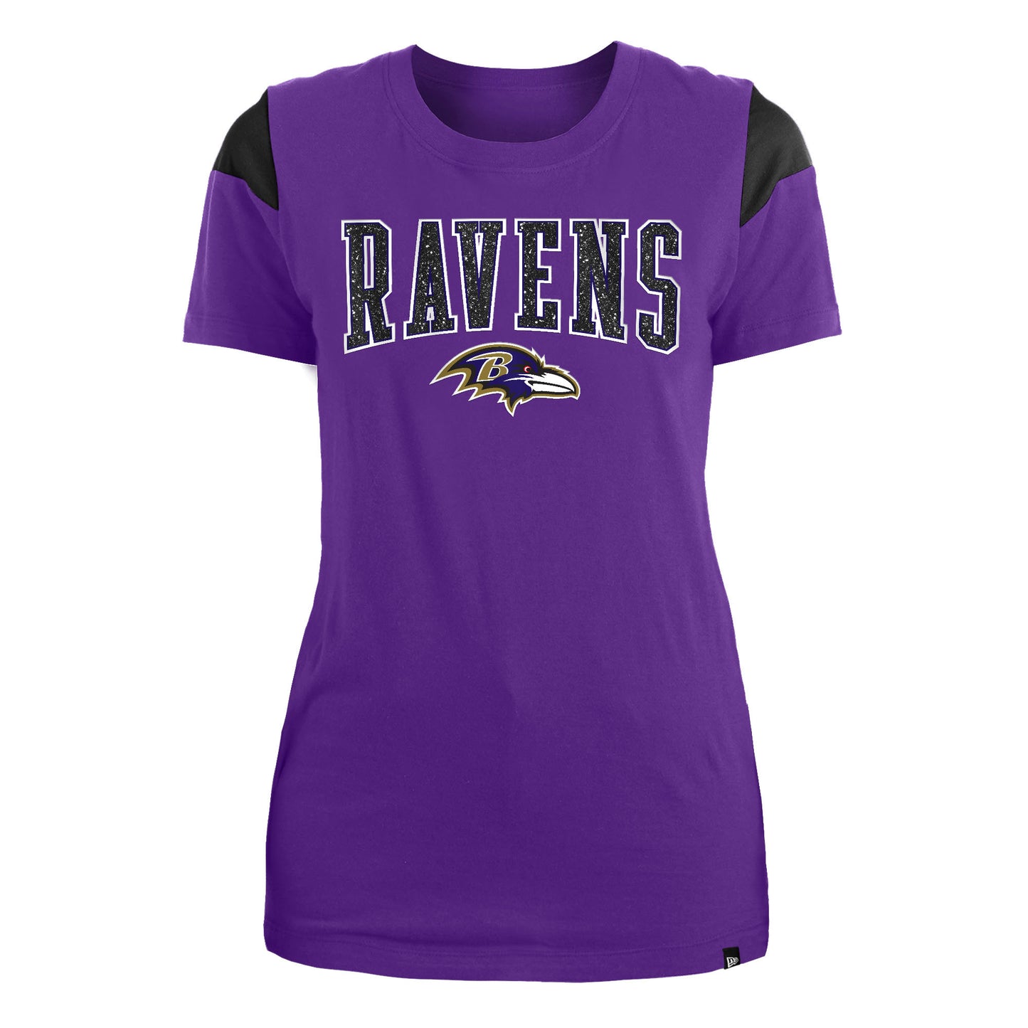 Baltimore Ravens New Era Athleisure Women's T-Shirt- Purple