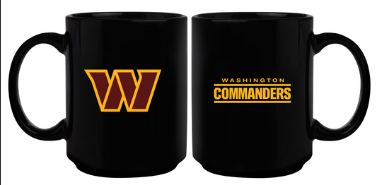 Washington Commanders The Memory Company  15-fl oz Ceramic Black Mug