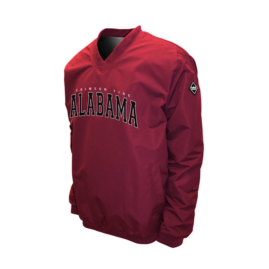 Alabama Crimson Tide Franchise Club Wordmark Windshell Jacket - Crimson