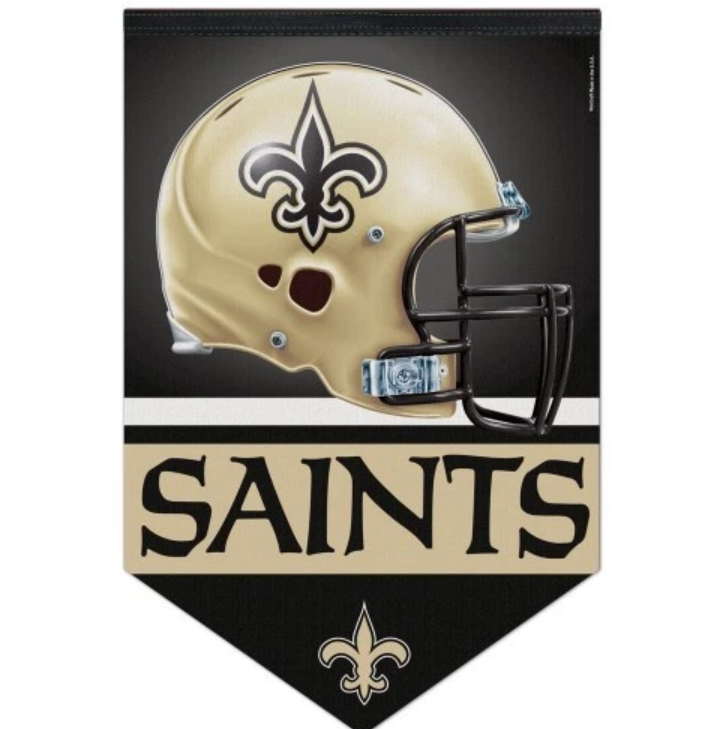 New Orioleans Saints Wincraft 17x26 Felt Banner