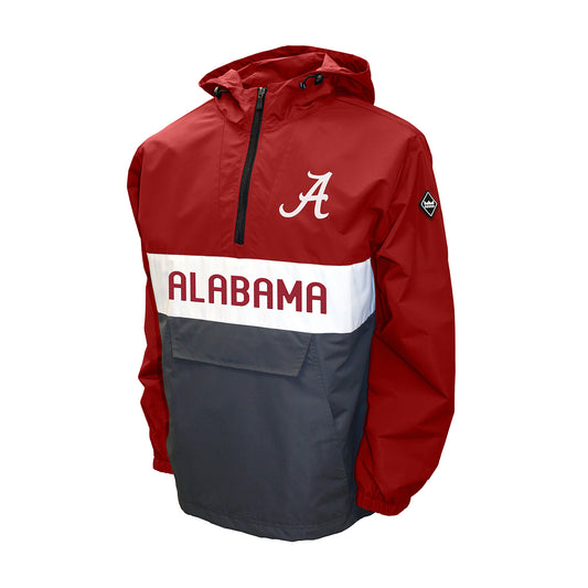 Alabama Crimson Tide Franchise Club Alpha Anorak Quarter-Zip Pullover Jacket - Crimson