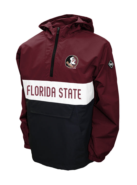 Florida State Seminoles Franchise Club Alpha Anorak Quarter-Zip Pullover Jacket - Garnet