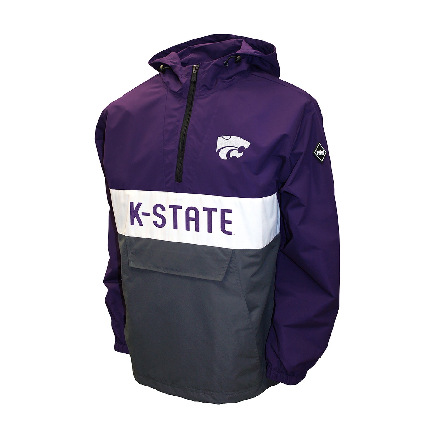 Kansas State Wildcats Franchise Club Alpha Anorak Quarter-Zip Pullover Jacket - Purple