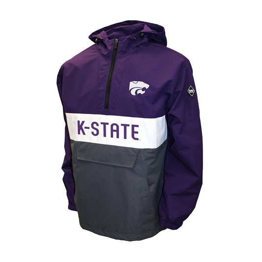 Kansas State Wildcats Franchise Club Alpha Anorak Quarter-Zip Pullover Jacket - Purple