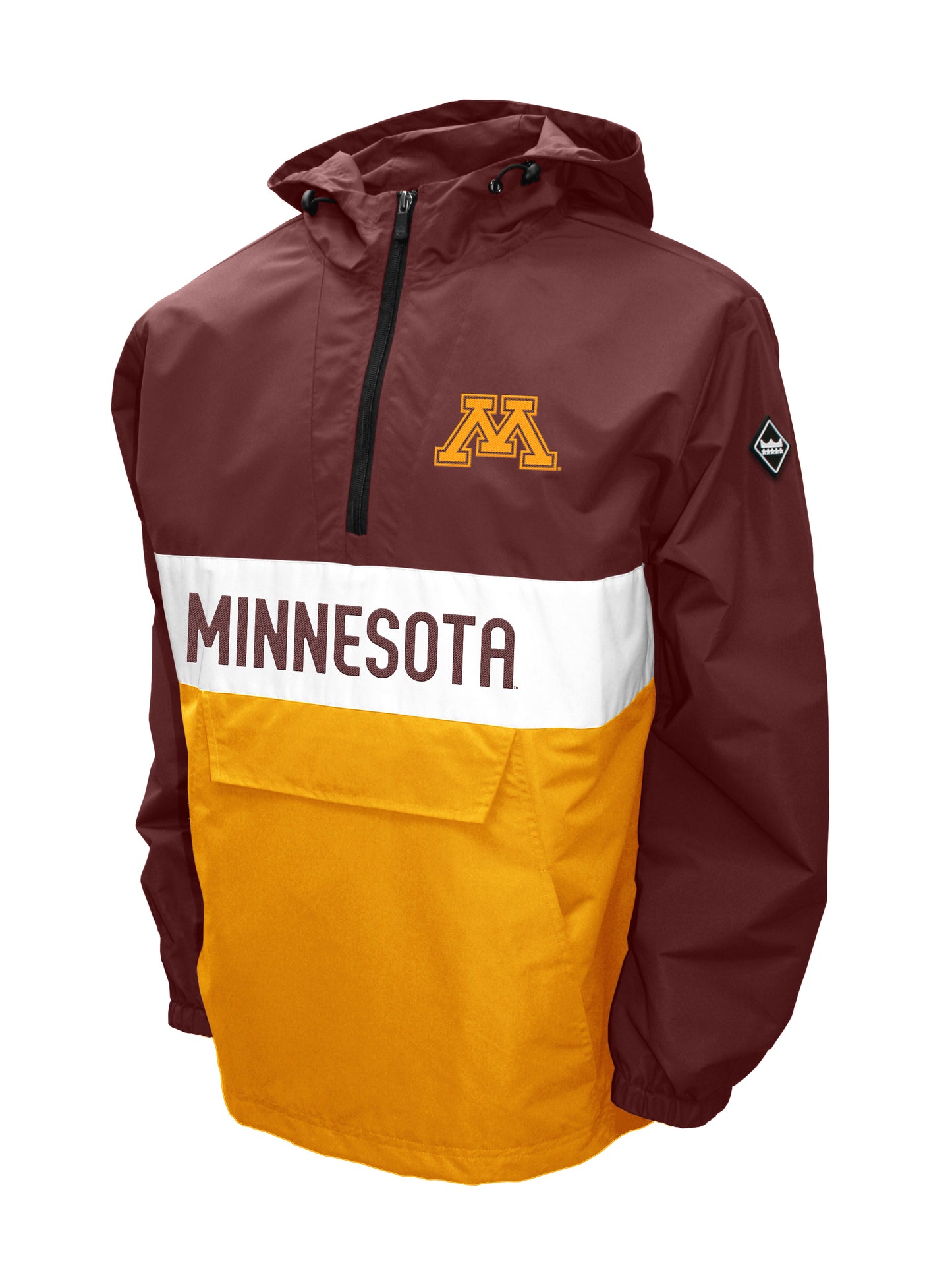 Minnesota Golden Gophers Franchise Club Alpha Anorak Quarter-Zip Pullover Jacket - Burgandy