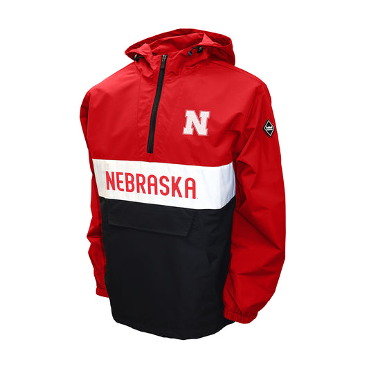 Nebraska Cornhuskers Franchise Club Alpha Anorak Quarter-Zip Pullover Jacket - Red